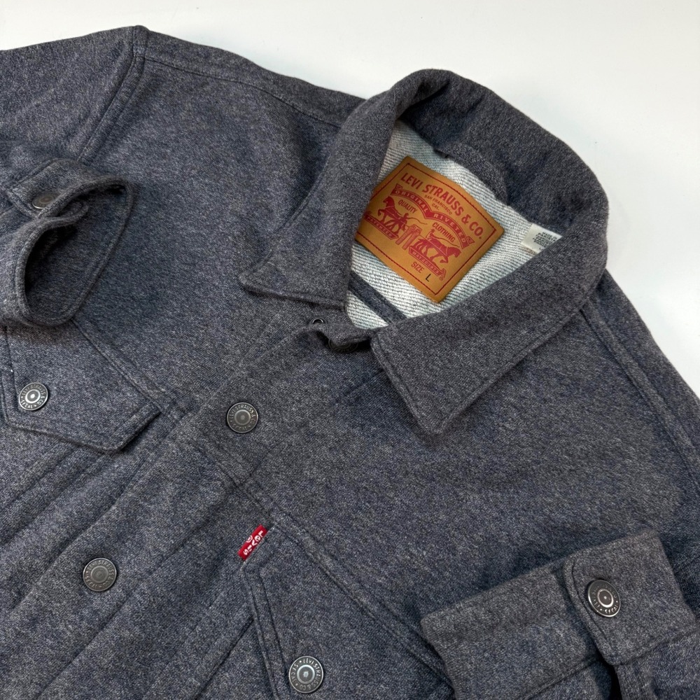 Levi's Charcoal Shirt Jacket